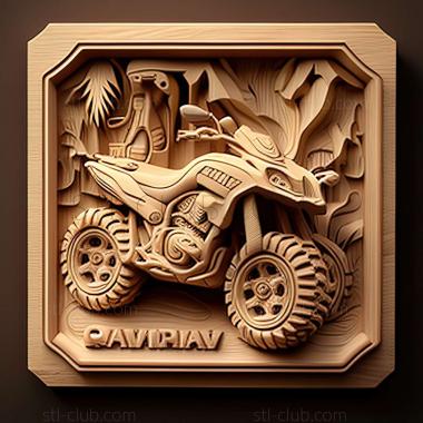 3D модель Yamaha Kodiak 450 (STL)